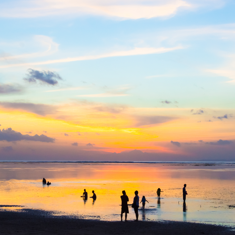バリ島の海で本格的な背景を実現したい!