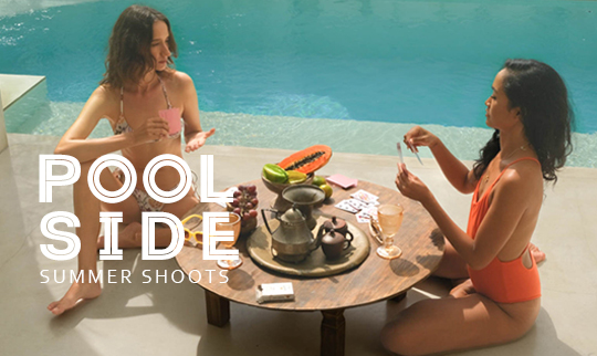 プールサイド撮影